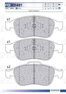 Запчасть FOMAR FO931481