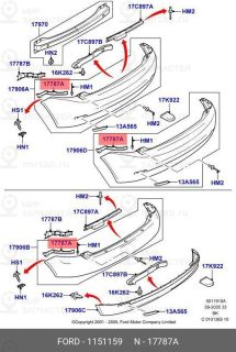 Запчасть FORD 1151159