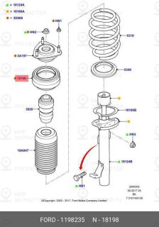 Запчасть FORD 1198235