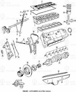 Запчасть BMW 11121738410