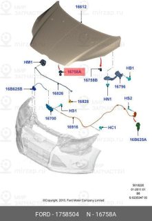 Запчасть FORD 1758504