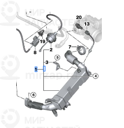 Запчасть BMW 11717812513