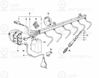 Запчасть BMW 12121733010