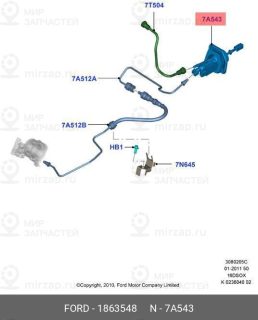 Запчасть FORD 1863548