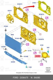 Запчасть FORD 2036675