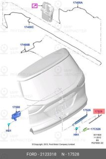 Запчасть FORD 2123318