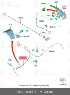 Запчасть FORD 2380513