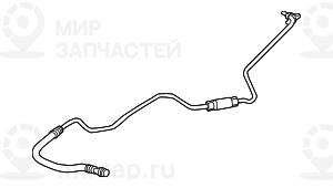 Трубопровод маслян. радиатора возврат! заменен на 17227572598 BMW 17227524855