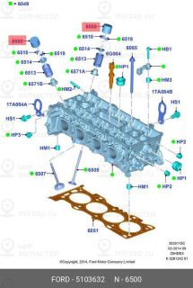 Запчасть FORD 5103632