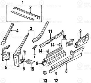 Запчасть BMW 41218170640