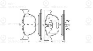Запчасть FREMAX FBP1666