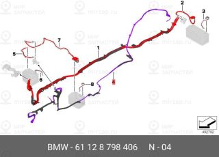 Запчасть BMW 61128798406