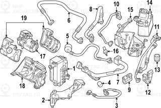 Запчасть BMW 64525A69FB9