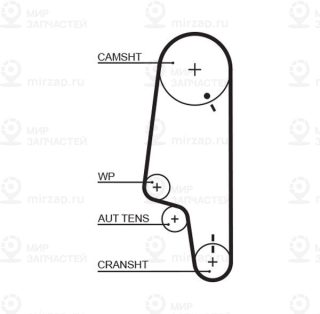 Запчасть GATES 5428XS
