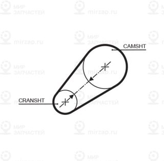 Запчасть GATES 5498XS