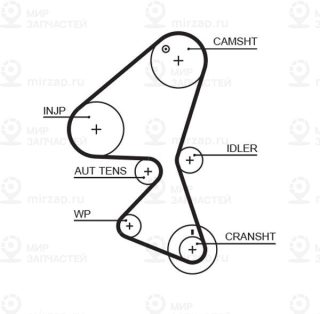 Запчасть GATES 5598XS