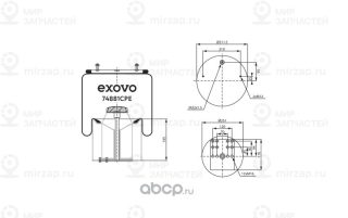 Запчасть EXOVO 74881CPE