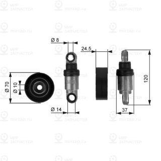 Запчасть GATES T38242
