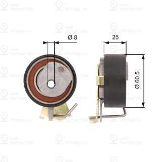 Натяжной ролик ремня ГРМ GATES T43023