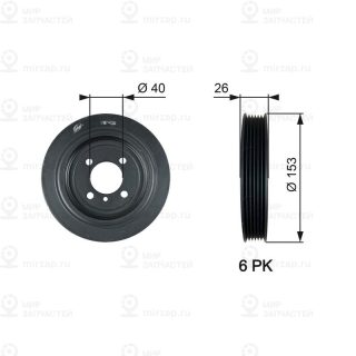 Запчасть GATES TVD1129