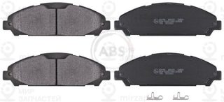 Комплект тормозных колодок (дисковый тормоз) ABS 35156