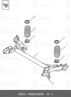 Запчасть GEELY 4086028500