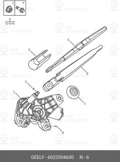 Запчасть GEELY 6022004600
