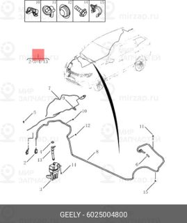 Запчасть GEELY 6025004800