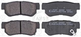Комплект тормозных колодок (дисковый тормоз) ABS 37247