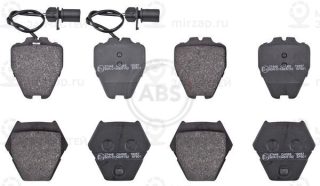 Комплект тормозных колодок (дисковый тормоз) ABS 37448