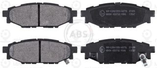 Комплект тормозных колодок (дисковый тормоз) ABS 37499
