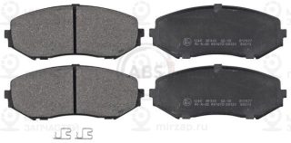 Комплект тормозных колодок (дисковый тормоз) ABS 37531
