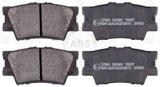 Комплект тормозных колодок (дисковый тормоз) ABS 37545
