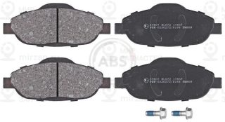 Комплект тормозных колодок (дисковый тормоз) ABS 37607
