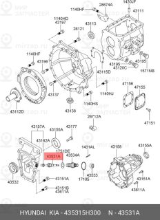 Запчасть HYUNDAI 435315H300