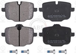 Комплект тормозных колодок (дисковый тормоз) ABS 37787
