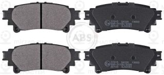 Комплект тормозных колодок (дисковый тормоз) ABS 37815