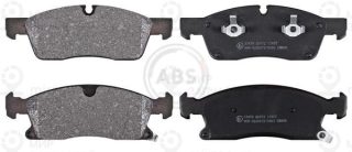 Комплект тормозных колодок (дисковый тормоз) ABS 37878