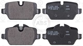 Комплект тормозных колодок (дисковый тормоз) ABS 37883