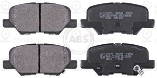 Комплект тормозных колодок (дисковый тормоз) ABS 37975