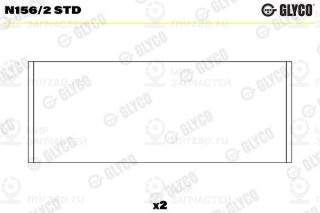 Подшипник распредвала GLYCO N1562STD
