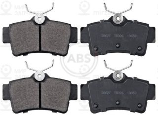 Комплект тормозных колодок (дисковый тормоз) ABS 38627