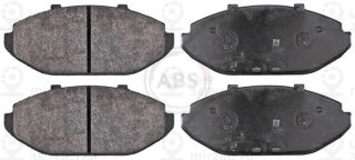 Комплект тормозных колодок (дисковый тормоз) ABS 38748