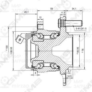 Запчасть GMB GH35190A