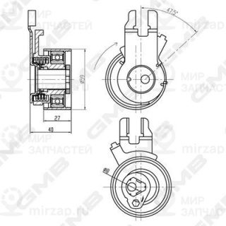 Запчасть GMB GTB0330