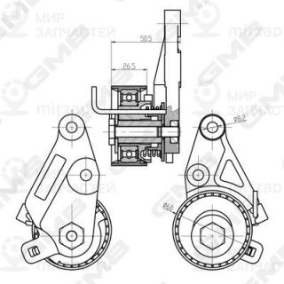 Запчасть GMB GTB0410