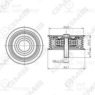 Запчасть GMB GTC0420