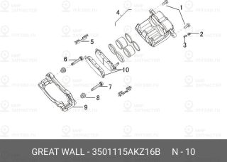 Запчасть GREAT WALL 3501115AKZ16B