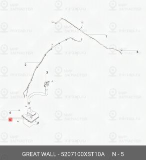 Запчасть GREAT WALL 5207100XST10A