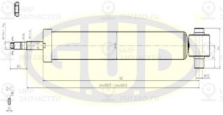 Запчасть G.U.D GSA341814